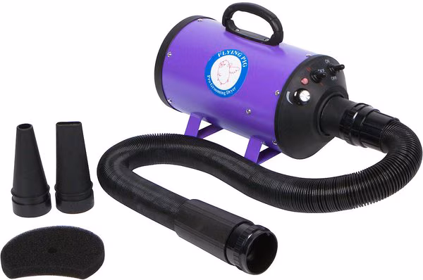 Flying Pig Grooming High Velocity Dog & Cat Grooming Dryer, Purple